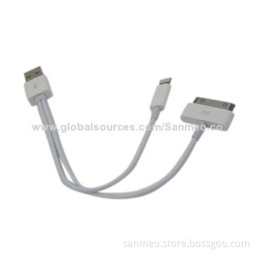Portable USB charger cable, data sync for iPhone/iPad/iPod, for digital devices, 1A outputNew